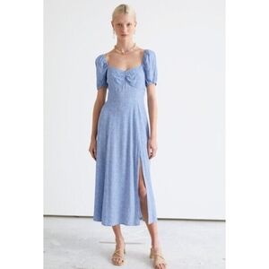 Likely Blue Floral Dress Size 6